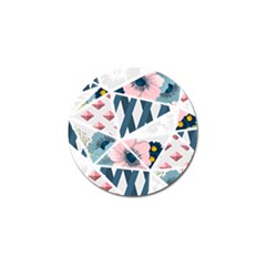 Patchwork  Golf Ball Marker (4 Pack) by designsbymallika