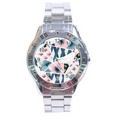 Patchwork  Stainless Steel Analogue Watch by designsbymallika