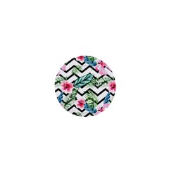 Tropical Zig Zag Pattern 1  Mini Magnets by designsbymallika