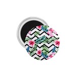 Tropical Zig Zag Pattern 1.75  Magnets Front