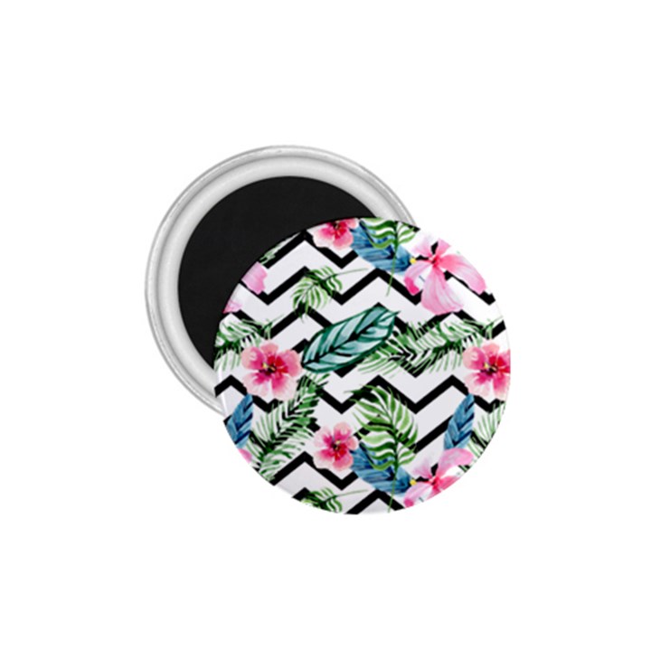 Tropical Zig Zag Pattern 1.75  Magnets