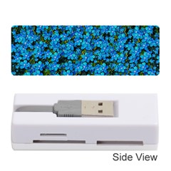 Blue Sakura Forest  Tree So Meditative And Calm Memory Card Reader (stick) by pepitasart