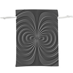 Abstract Metallic Spirals, Silver Color, Dark Grey, Graphite Colour  Lightweight Drawstring Pouch (xl) by Casemiro