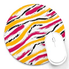 Painted Shades Round Mousepads by designsbymallika