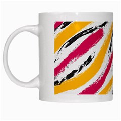 Painted Shades White Mugs by designsbymallika