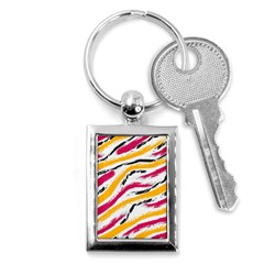 Painted Shades Key Chain (rectangle) by designsbymallika