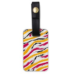 Painted Shades Luggage Tag (one Side) by designsbymallika