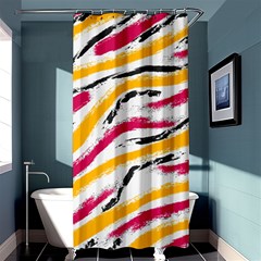 Painted Shades Shower Curtain 36  X 72  (stall)  by designsbymallika