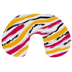 Painted Shades Travel Neck Pillow by designsbymallika