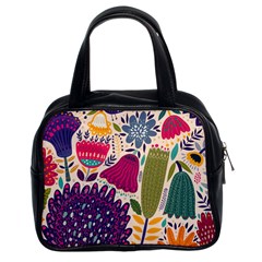 Spring Pattern Classic Handbag (Two Sides)