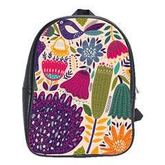 Spring Pattern School Bag (Large)