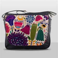 Spring Pattern Messenger Bag by designsbymallika