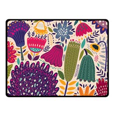 Spring Pattern Double Sided Fleece Blanket (Small) 