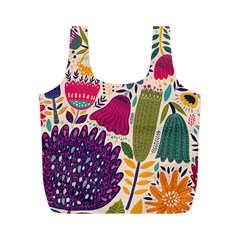 Spring Pattern Full Print Recycle Bag (M)