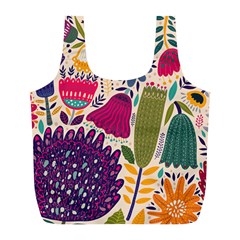 Spring Pattern Full Print Recycle Bag (L)