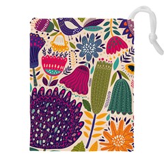 Spring Pattern Drawstring Pouch (4XL)