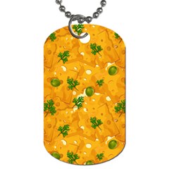 When Cheese Is Love Dog Tag (two Sides) by designsbymallika