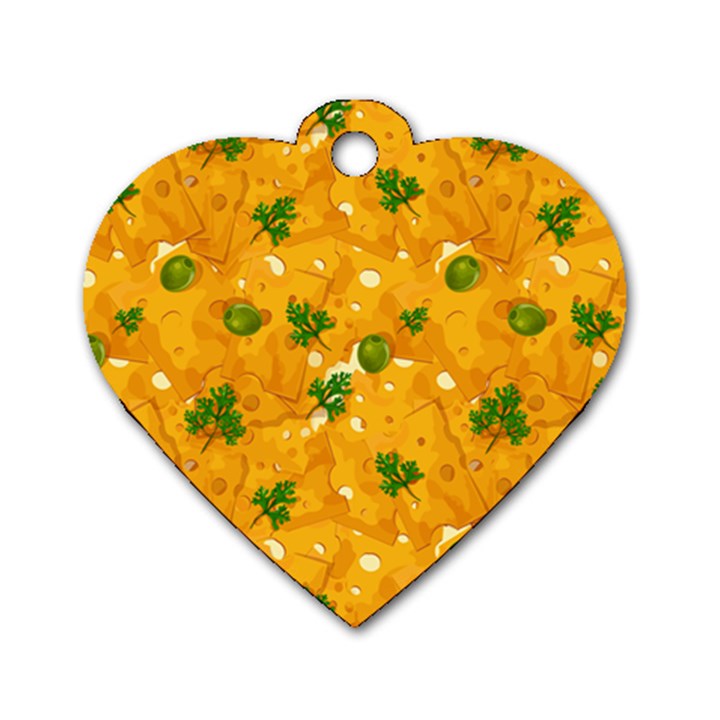 When Cheese Is Love Dog Tag Heart (Two Sides)