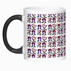 60s Ombre Hair Girl White Morph Mugs by snowwhitegirl