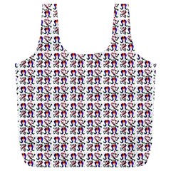 60s Ombre Hair Girl White Full Print Recycle Bag (xl) by snowwhitegirl