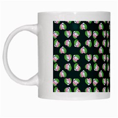 Darla Teal White Mugs