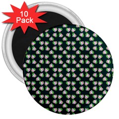 Darla Teal 3  Magnets (10 pack) 