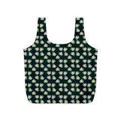 Darla Teal Full Print Recycle Bag (S)