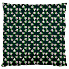 Darla Teal Standard Flano Cushion Case (two Sides) by snowwhitegirl