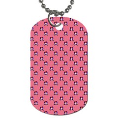 60s Ombre Hair Girl Pink Dog Tag (two Sides) by snowwhitegirl