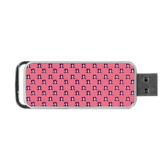 60s Ombre Hair Girl Pink Portable Usb Flash (one Side) by snowwhitegirl