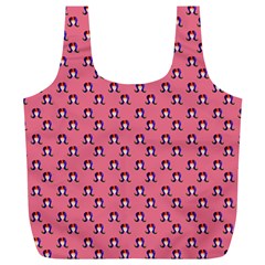 60s Ombre Hair Girl Pink Full Print Recycle Bag (xl) by snowwhitegirl