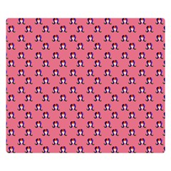 60s Ombre Hair Girl Pink Double Sided Flano Blanket (small)  by snowwhitegirl