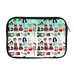 Kawaii Collage Green Ombre Apple Macbook Pro 17  Zipper Case by snowwhitegirl