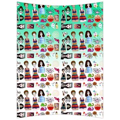 Kawaii Collage Green Ombre Back Support Cushion by snowwhitegirl