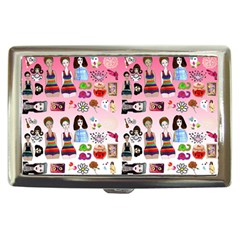 Kawaii Collage Pink Ombre Cigarette Money Case by snowwhitegirl