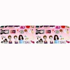 Kawaii Collage Pink Ombre Large Bar Mats by snowwhitegirl