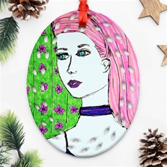 Darla Ornament (oval Filigree) by snowwhitegirl