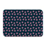 Peach Purple Daisy Flower Teal Plate Mats 18 x12  Plate Mat