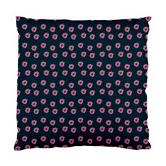 Peach Purple Daisy Flower Teal Standard Cushion Case (Two Sides)