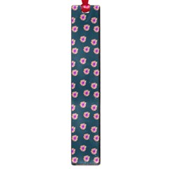 Peach Purple Daisy Flower Teal Large Book Marks