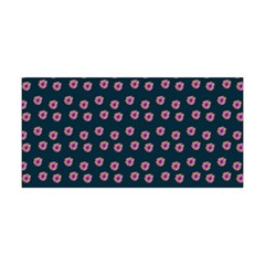 Peach Purple Daisy Flower Teal Yoga Headband