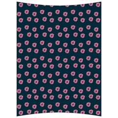 Peach Purple Daisy Flower Teal Back Support Cushion