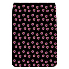 Peach Purple Daisy Flower Black Removable Flap Cover (s) by snowwhitegirl