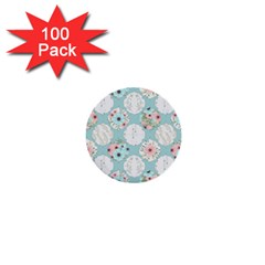 Floral Work 1  Mini Buttons (100 Pack)  by designsbymallika