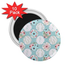 Floral Work 2 25  Magnets (10 Pack)  by designsbymallika