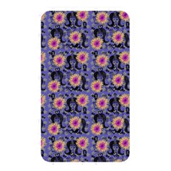 60s Girl Floral Blue Memory Card Reader (rectangular) by snowwhitegirl