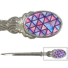 Triangle Mandala Pattern Letter Opener by designsbymallika