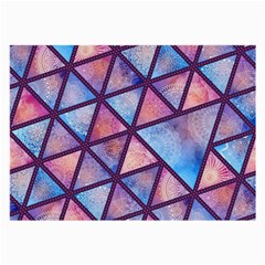 Triangle Mandala Pattern Large Glasses Cloth (2 Sides) by designsbymallika