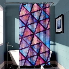 Triangle Mandala Pattern Shower Curtain 36  X 72  (stall)  by designsbymallika