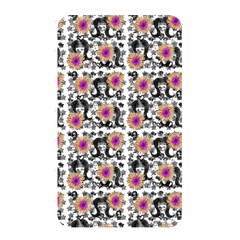 60s Girl Floral White Memory Card Reader (rectangular) by snowwhitegirl